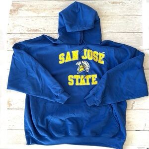 San Jose State 2XL Blue Hoodie Sweatshirt Fanatics Brand University Size XXL